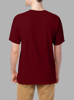 Men’s Wine Red 180 GSM Cotton T-Shirt | Promo Thread