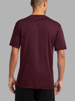 Men’s Maroon 140 GSM Dri-Fit Polyester T-Shirt | Promo Thread