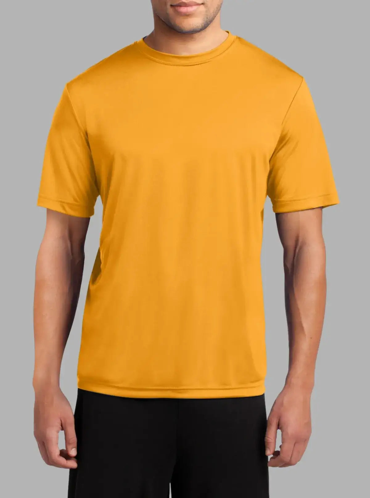 Men’s Mustard 140 GSM Dry Fit T-Shirt | Promo Thread