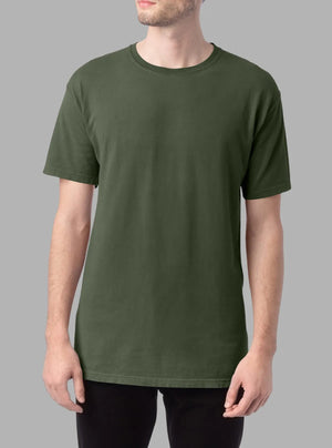 Men’s Olive Green 180 GSM Cotton T-Shirt | Promo Thread